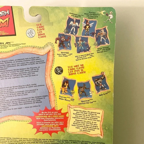 Vintage 1994 Earthworm Jim Princess Whats Her Name Action Figure Playmates - Picture 11 of 16